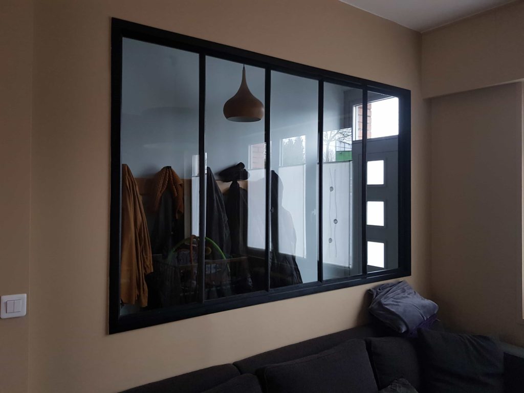 Châssis de fenêtre d'intérieur type atelier