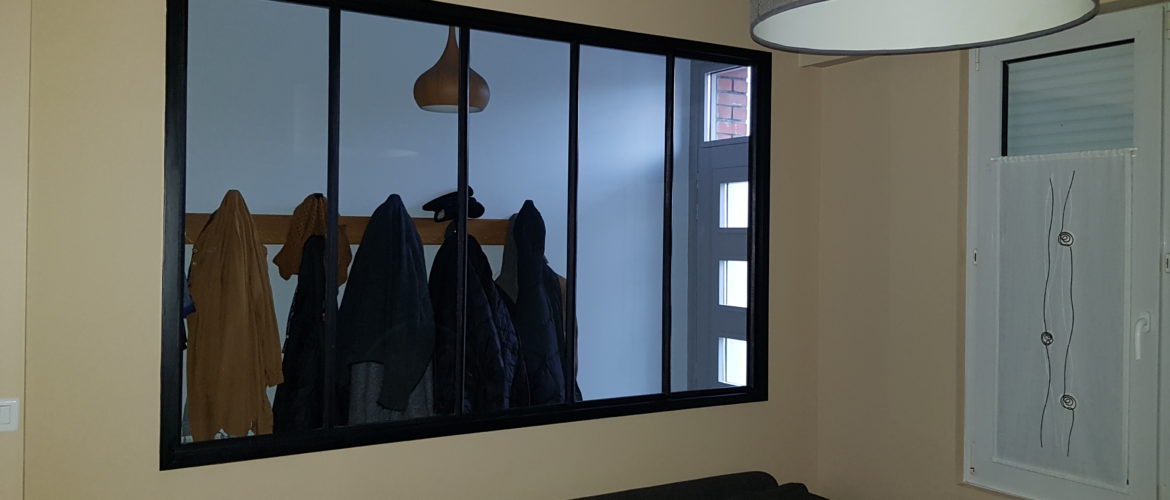 Châssis de fenêtre d'intérieur type atelier