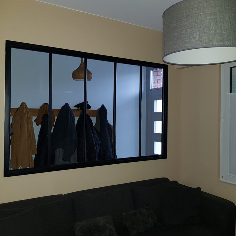 Châssis de fenêtre d'intérieur type atelier